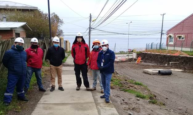 Mejoramiento de calle Las Heras presenta un 43 por ciento de avance