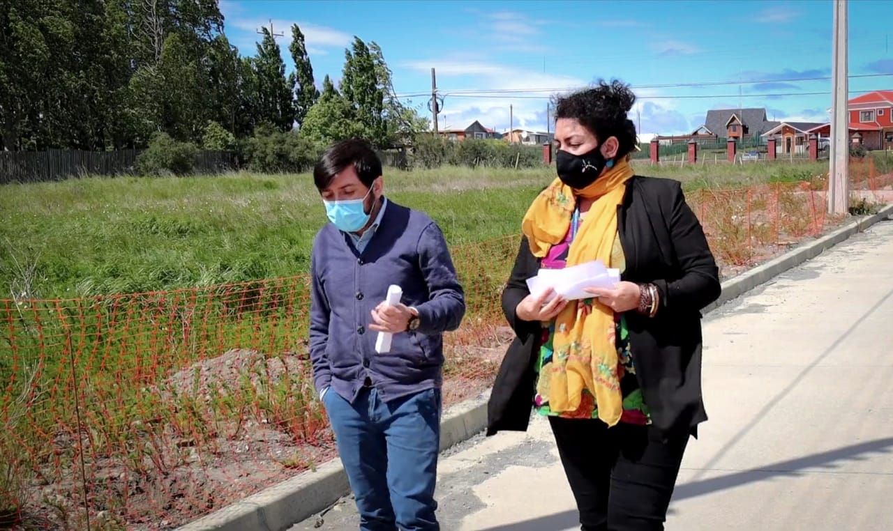 Gobernador de Ultima Esperanza visita inicio de obras de construcción de loteos habitacionales en Puerto Natales
