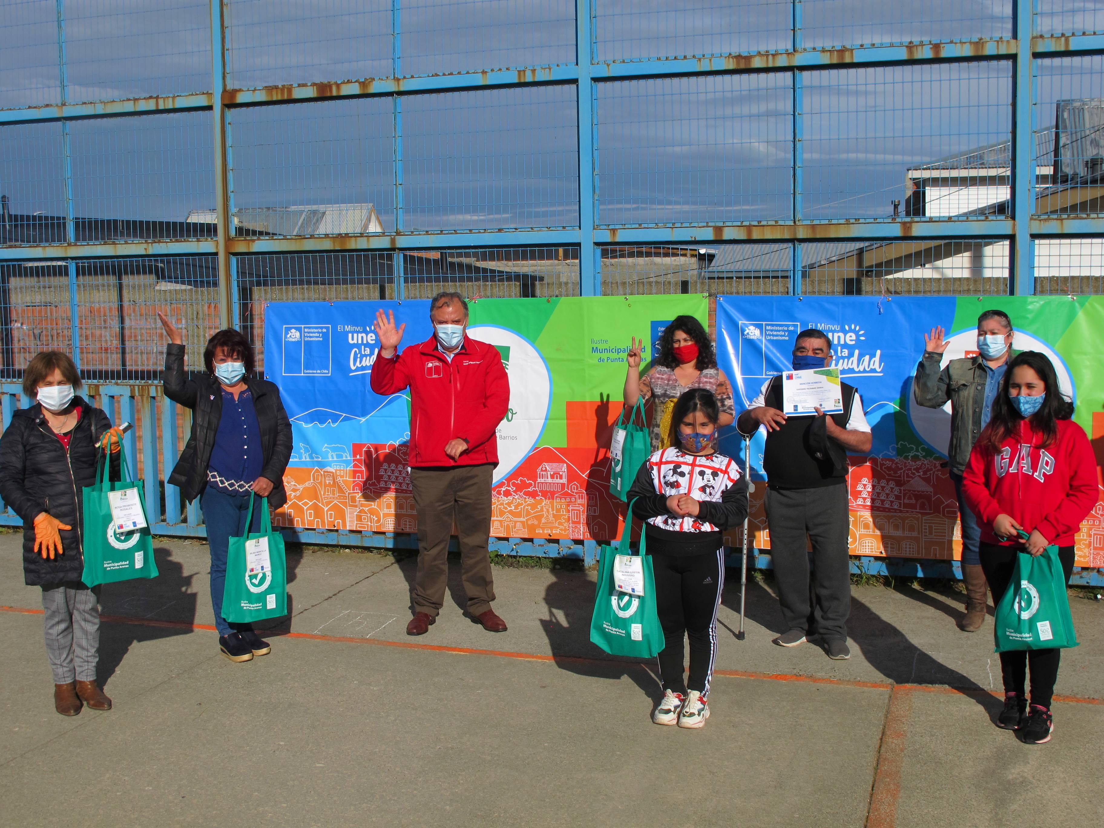 Programa «Quiero mi Barrio» premió a ganadores de concursos vecinales en Eusebio Lillo – Cumbres Patagónicas de Punta Arenas