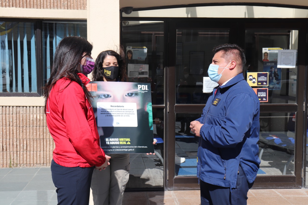 Seremi de Desarrollo Social y Familia de Magallanes y PDI lanzan campaña de prevención del ciberabuso infantil y adolescente