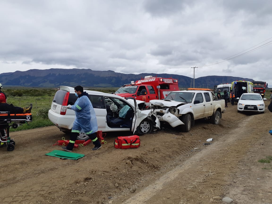 Un lesionado en accidente vehicular ocurrido hoy en Puerto Consuelo, Ultima Esperanza