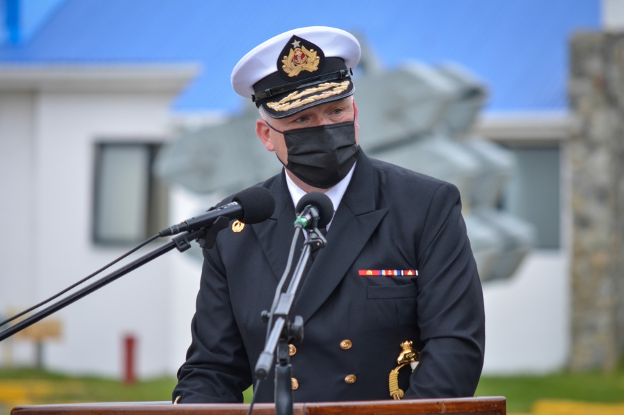 Asumió el Capitán de Navío Leonardo Chávez, como nuevo Comandante en Jefe de la Tercera Zona Naval