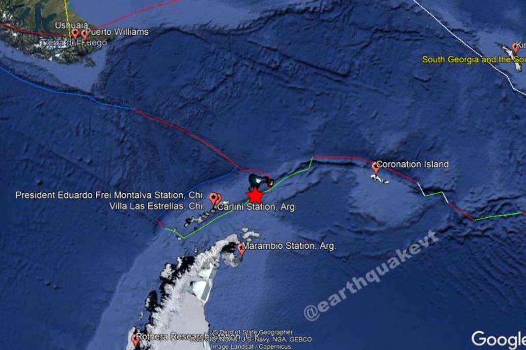 Estado de alerta: el mensaje argentino tras el sismo en la Antártida