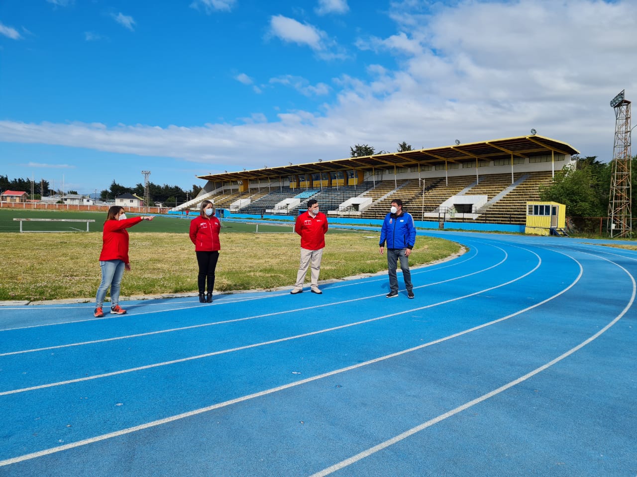 Estadio Fiscal de Punta Arenas reabre sus puertas siguiendo protocolos y medidas sanitarias