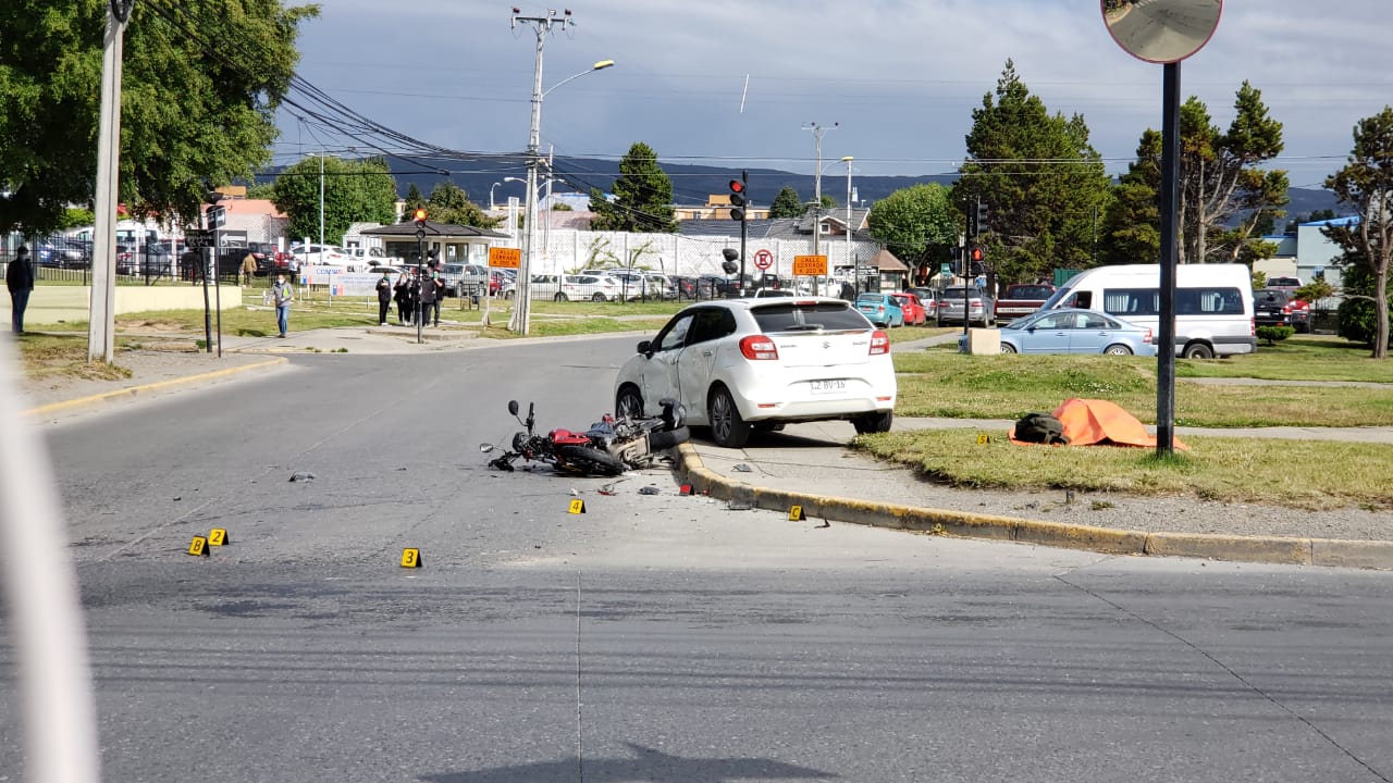 Chofer fue formalizado por cuasidelito de homicidio. Motociclista víctima falleció en el lugar