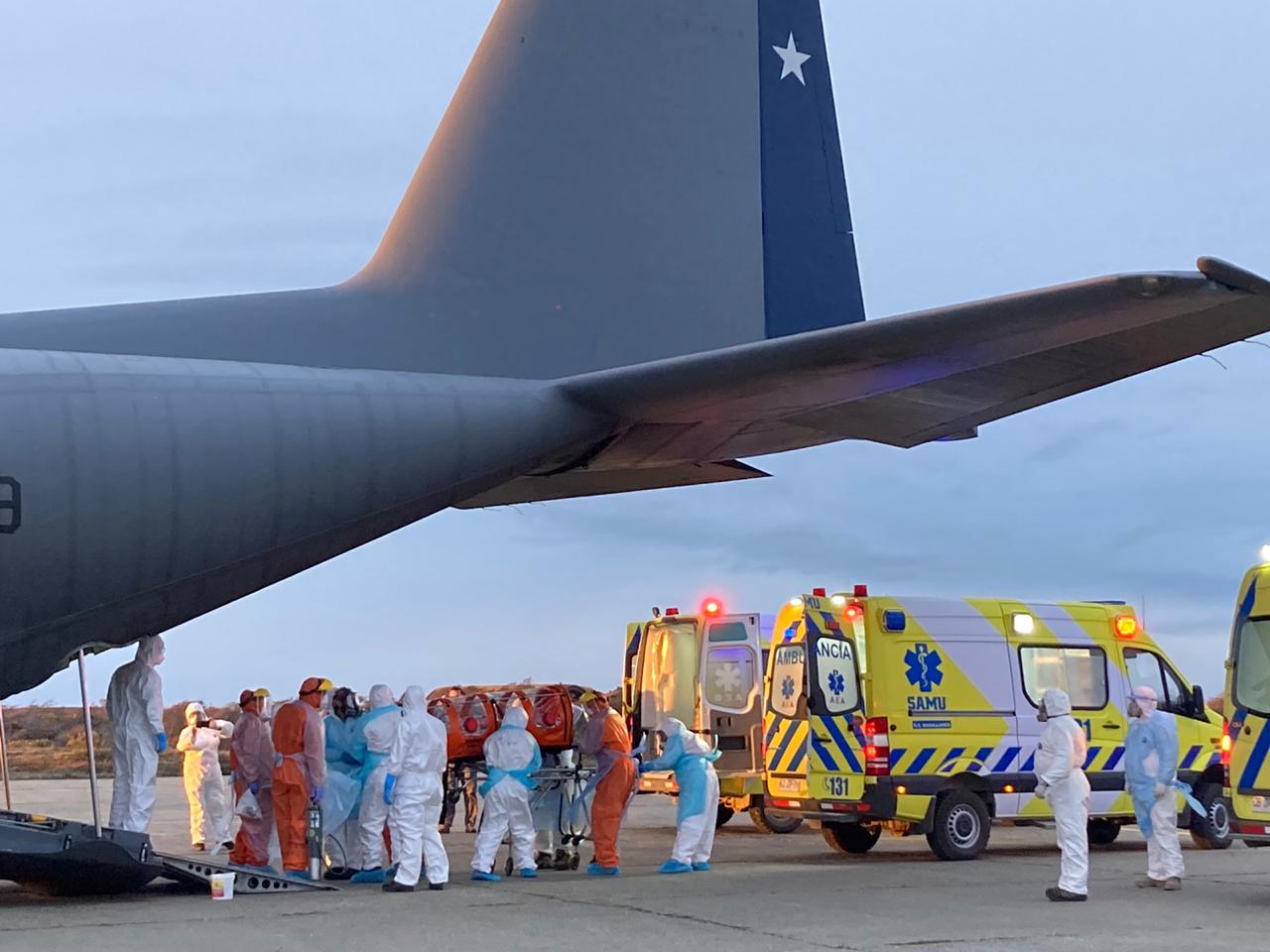 Las aeroevacuaciones salvan vidas: han permitido descongestionar la alta demanda de camas críticas en Magallanes