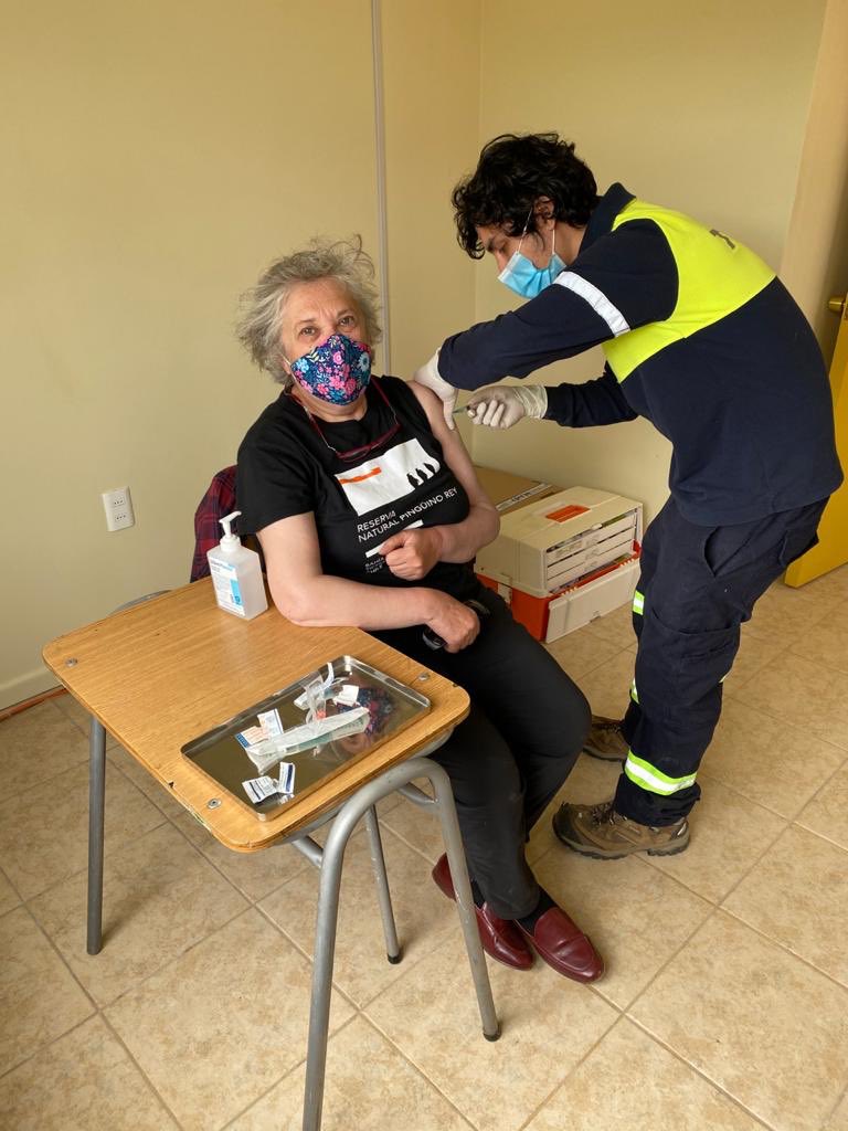 En la comuna de Timaukel, Tierra del Fuego, equipo de salud realizó vacunación contra el covid-19