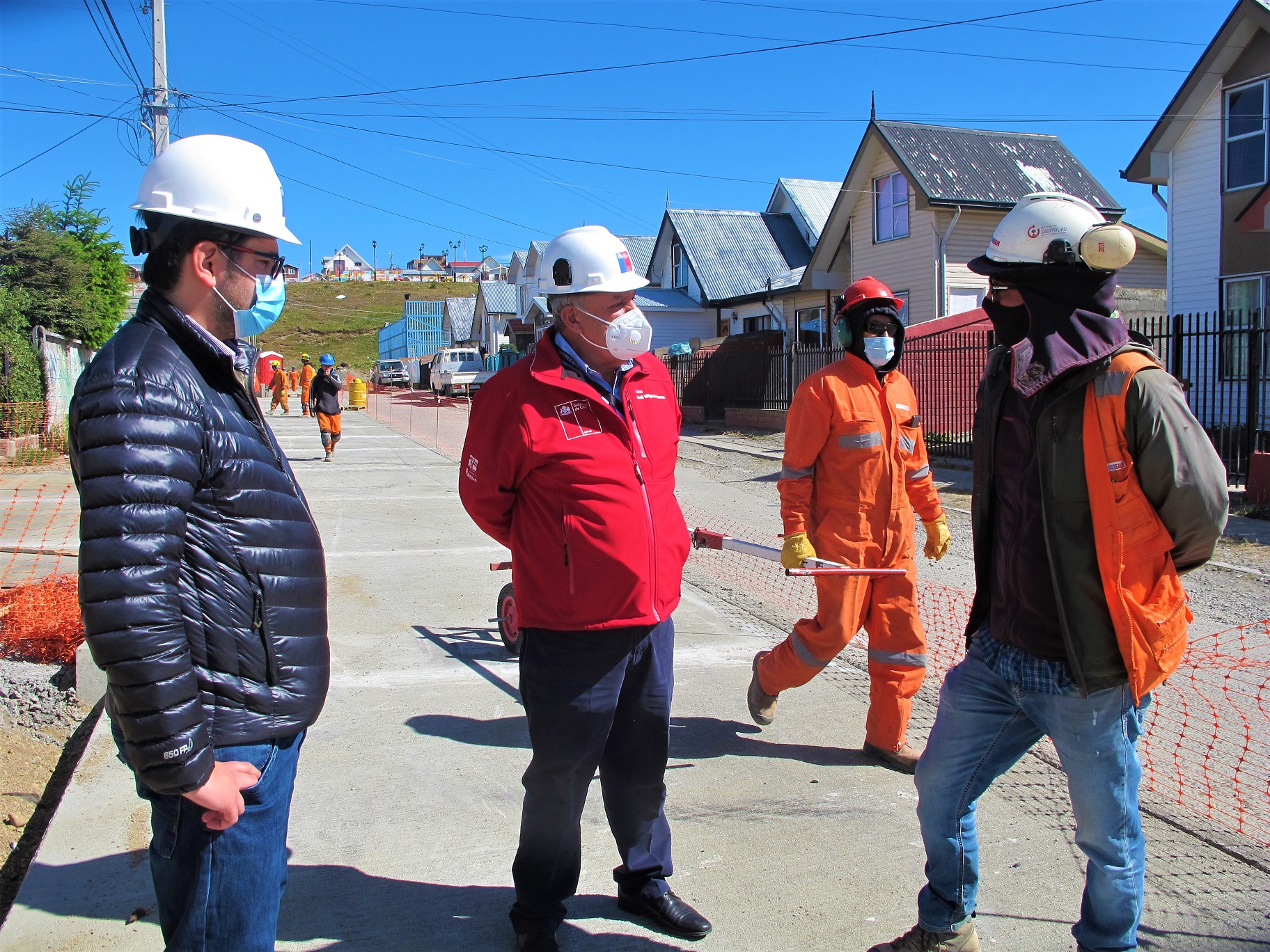 Se reactivan las pavimentaciones participativas en cuatro comunas de la región de Magallanes: más de 400 familias beneficiadas