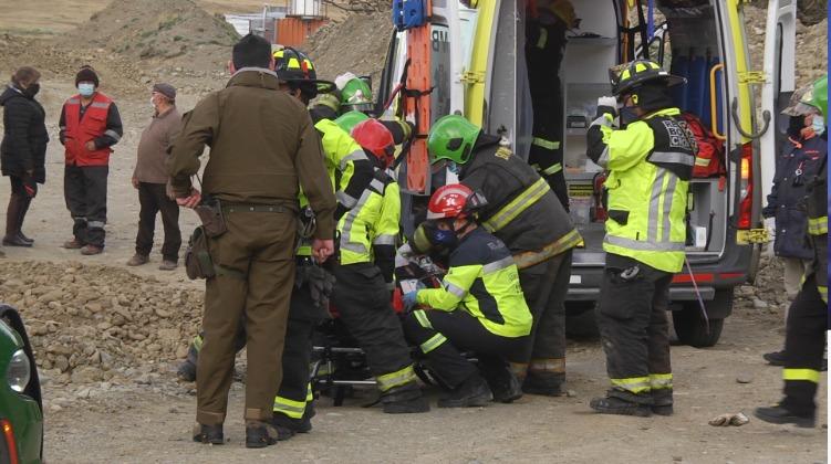 Trabajador pierde brazo derecho cuando realizaba mantención a una cinta transportadora de áridos