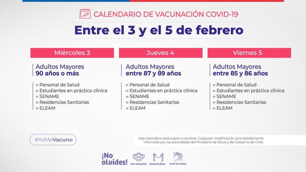 Hoy se inicia vacunación contra el Covid-19 en Magallanes: adultos mayores de 90 años y más