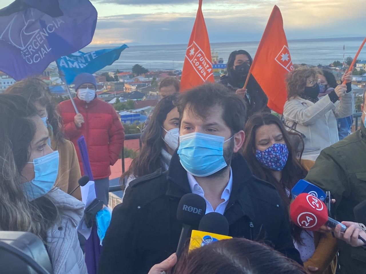 Gabriel Boric anuncia su candidatura presidencial desde Magallanes