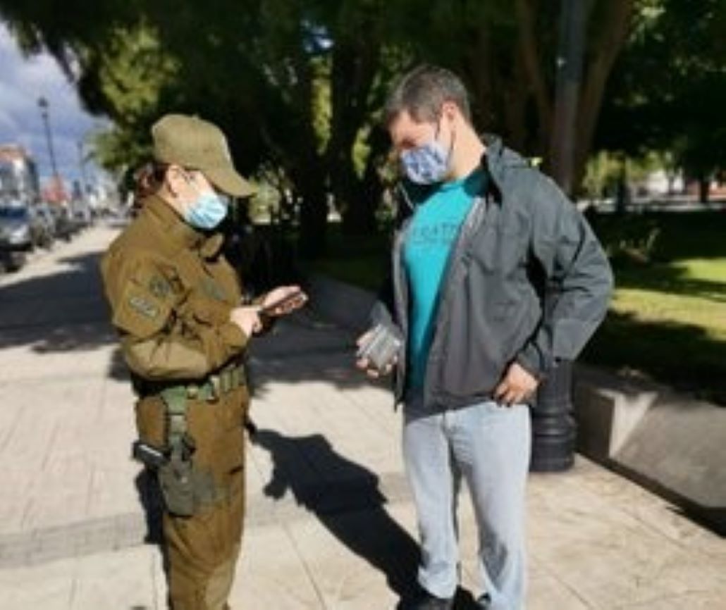 Carabineros realizó patrullajes preventivos de control de orden público en el centro de Punta Arenas