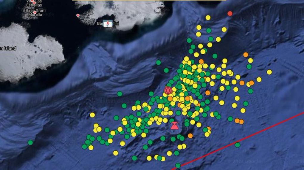 Sismo de 4.0 de intensidad, se registró esta tarde de lunes 29 de marzo en la Antártica