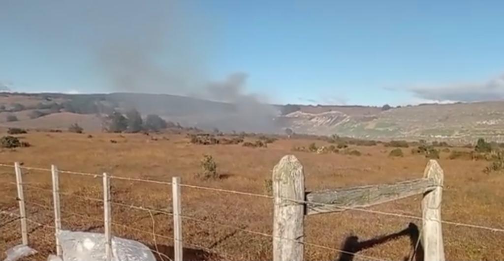 Incendio afecta a un sector del vertedero municipal al sur de Punta Arenas