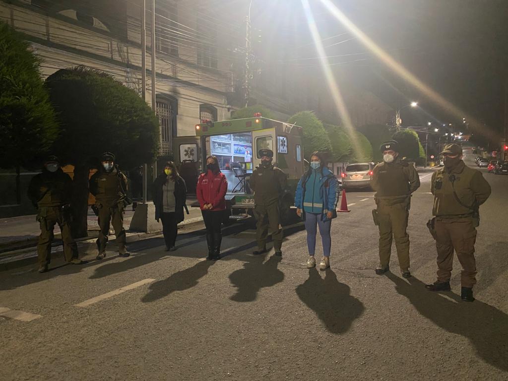 Operativo conjunto de control de tránsito realizan Carabineros y SENDA, para prevenir el consumo de drogas y alcohol