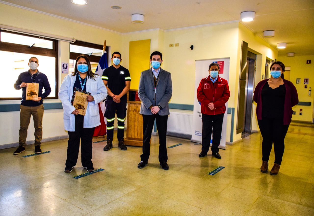 Puerto Williams: Reconocen labor de primera línea del Hospital Comunitario Cristina Calderón