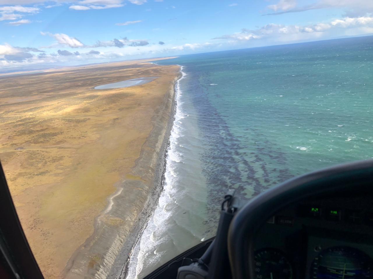 Continúa operativo de búsqueda y salvamento, de pescador desaparecido en la costa de Tierra del Fuego desde el 31 de marzo