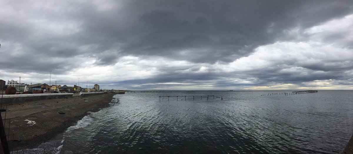 Chubascos débiles de lluvia y aguanieve se pronostican en Magallanes este domingo 4 de abril