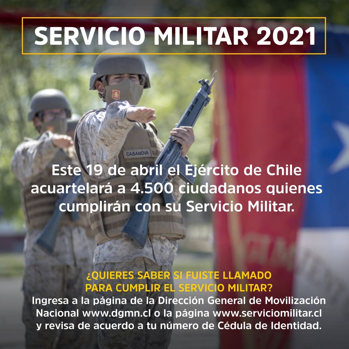 Servicio Militar: se acuartela contingente año 2021