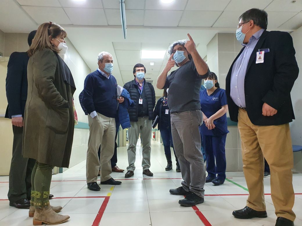 Visita del Coordinador de Camas Críticas del MINSAL a la Red Integrada de Salud de Magallanes