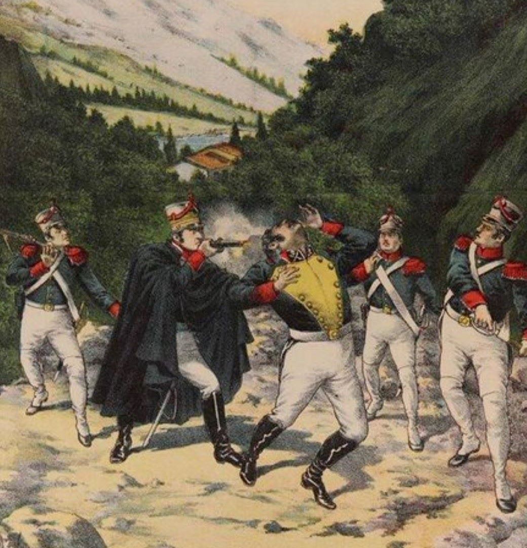 Un 26 de mayo de 1818 fue asesinado el héroe de la Independencia de Chile, Manuel Rodriguez Erdoyza