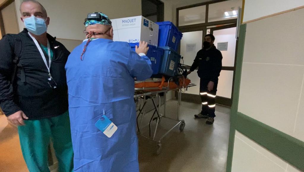 Se materializó aeroevacuación desde Natales a Santiago de paciente con requerimiento de ECMO