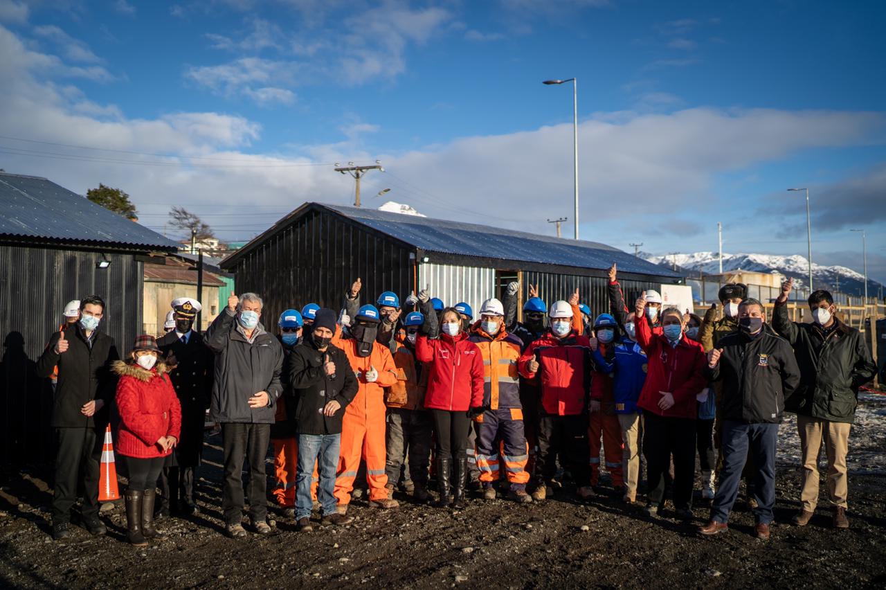 Gobierno inicia construcción de emblemático Muelle Multipropósito y concluyen obras de pavimentación de la Costanera en Puerto Williams