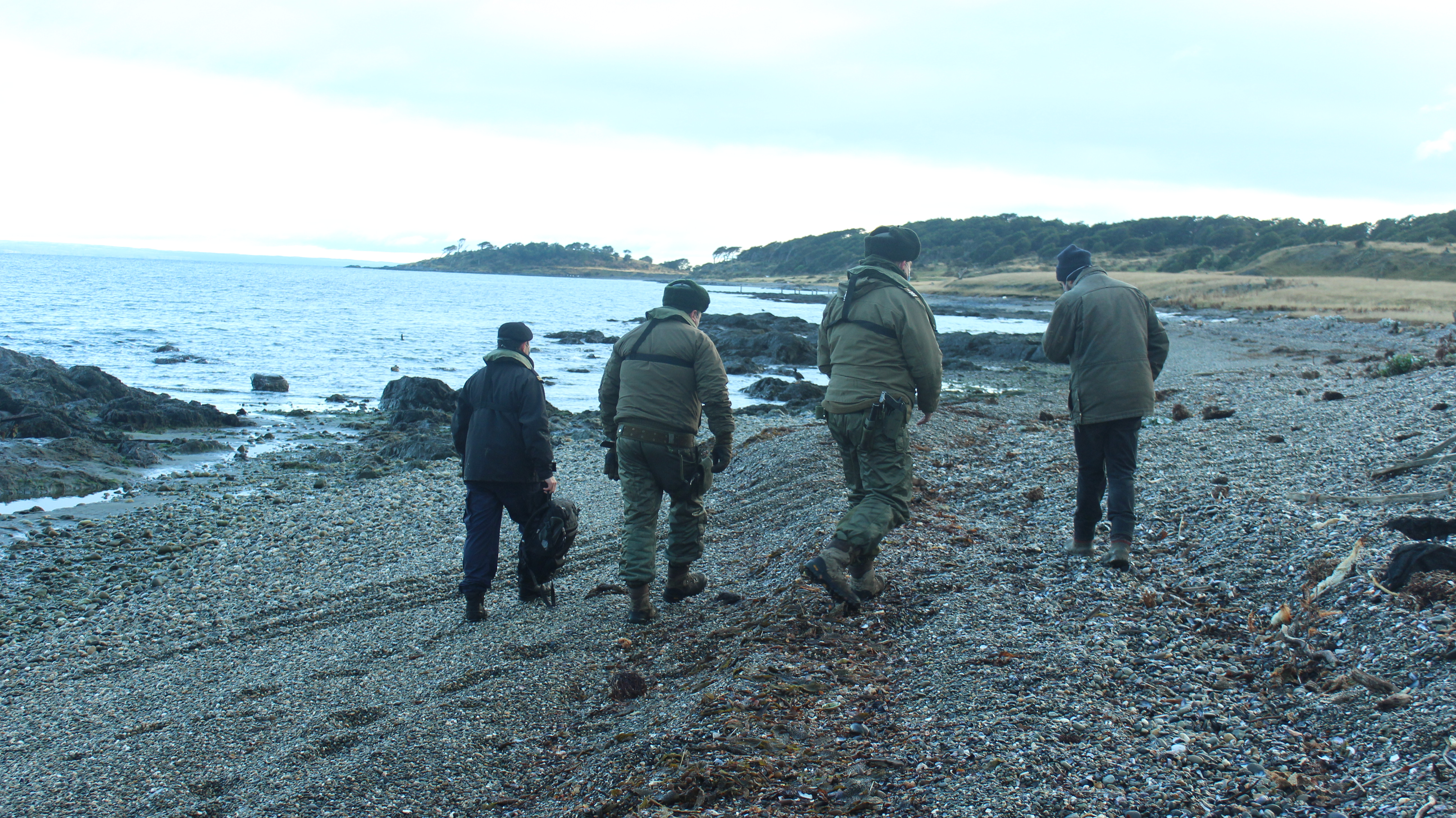 Armada y Carabineros colaboran en tareas de control de armas en zonas apartadas de Tierra del Fuego
