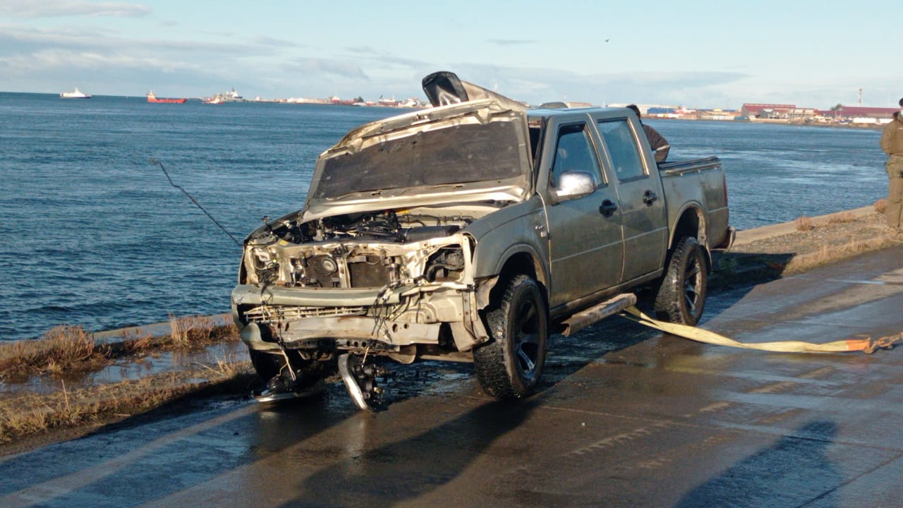 Diversos accidentes vehiculares se registraron este lunes en Punta Arenas.