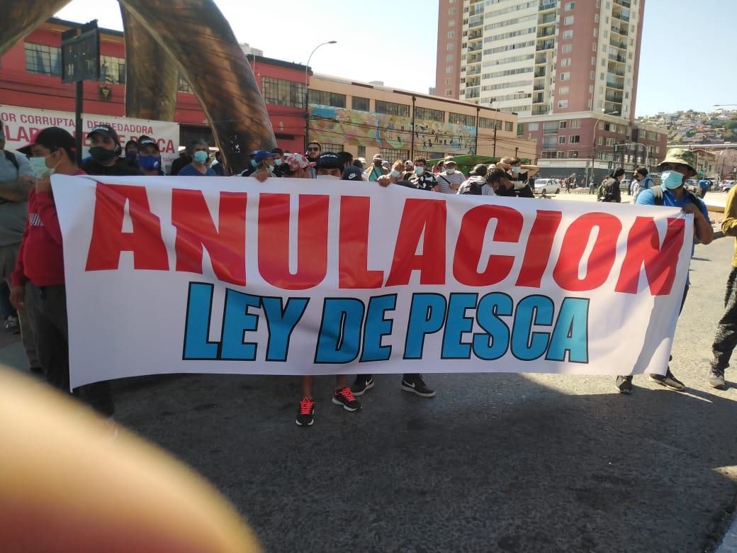 Pescadores artesanales exigen definición clara a senador Quinteros sobre perforaciones en área de Pesca