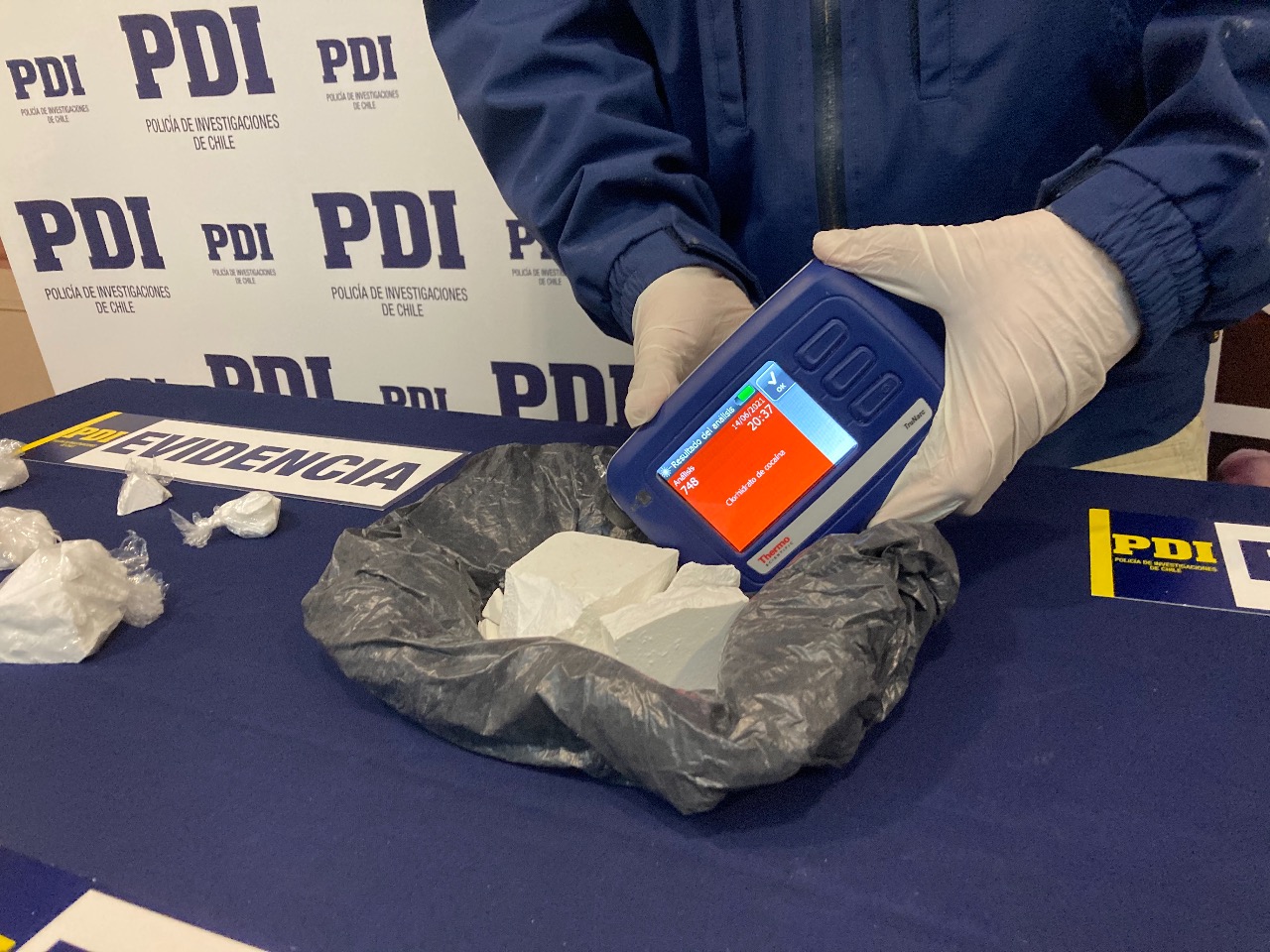 PDI desarticula punto de microtráfico de drogas en Punta Arenas e incauta más de 7 millones de pesos en clorhidrato de cocaína