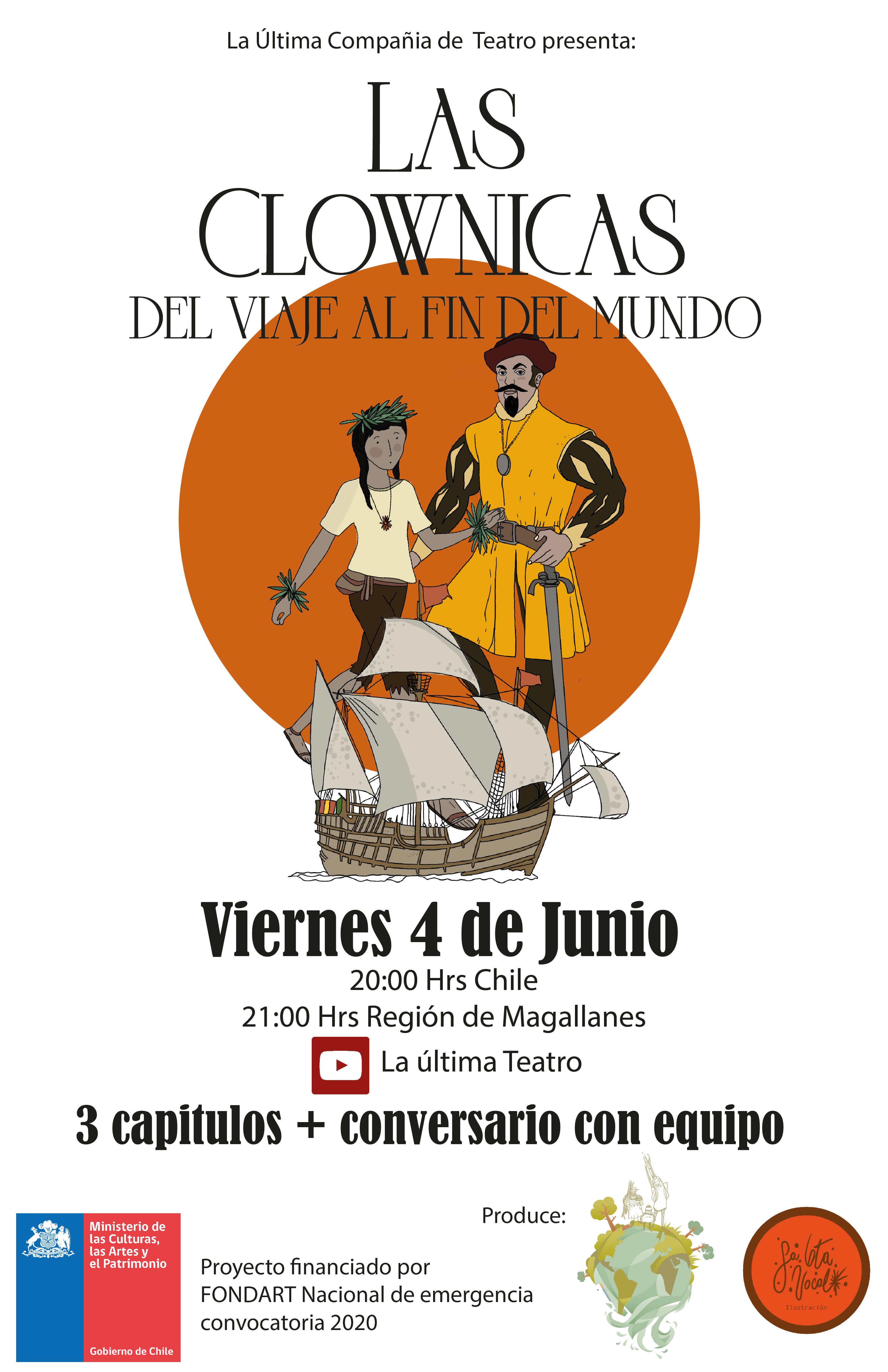 «Las clownicas del viaje al fin del mundo», estreno en el canal TV UMAG