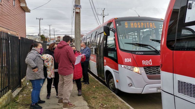 1500 familias se beneficiarán con ampliación recorrido de la línea 9 del transporte urbano Red Punta Arenas