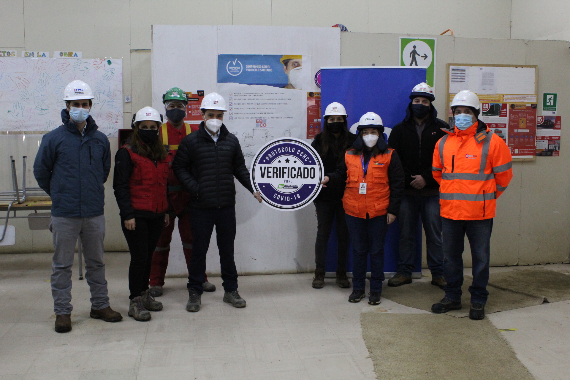Tres obras de construcción en Magallanes reciben Sello por su fuerte Compromiso Sanitario