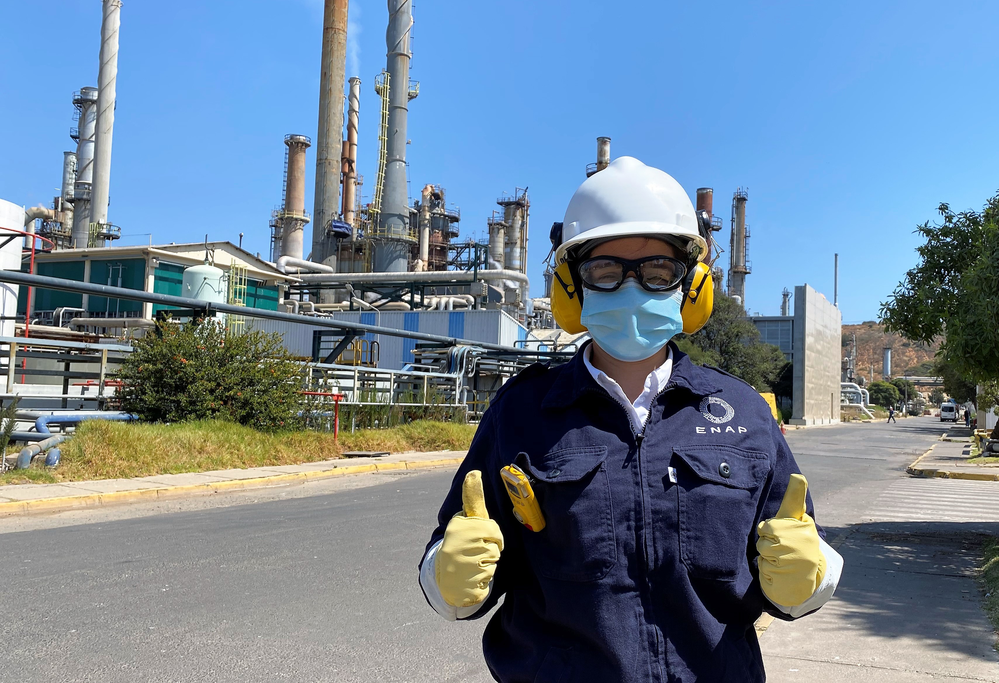 Mutual de Seguridad entrega sello covid-19 a ENAP y destaca cumplimiento de protocolos preventivos