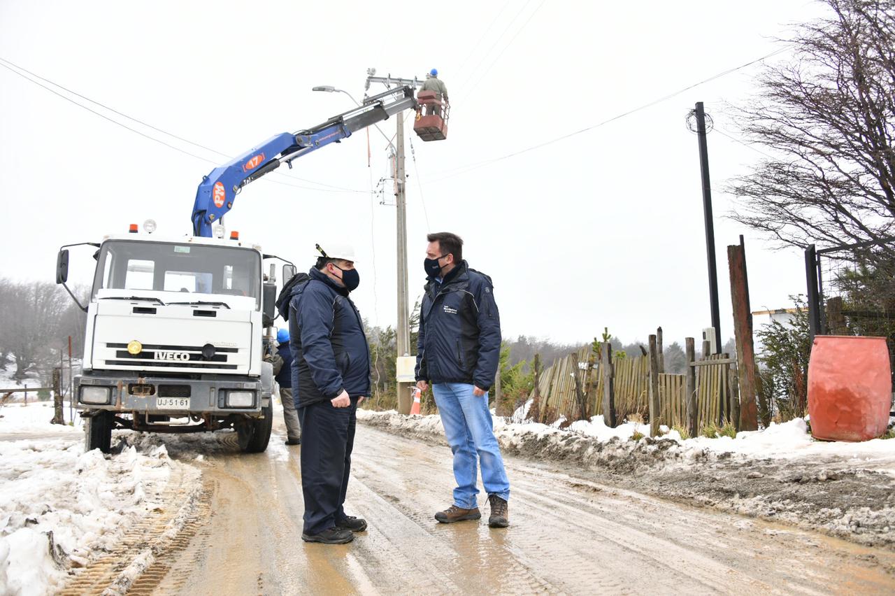 Municipio aumenta potencia eléctrica en sectores periurbanos con una inversión cercana a los 70 millones de pesos.