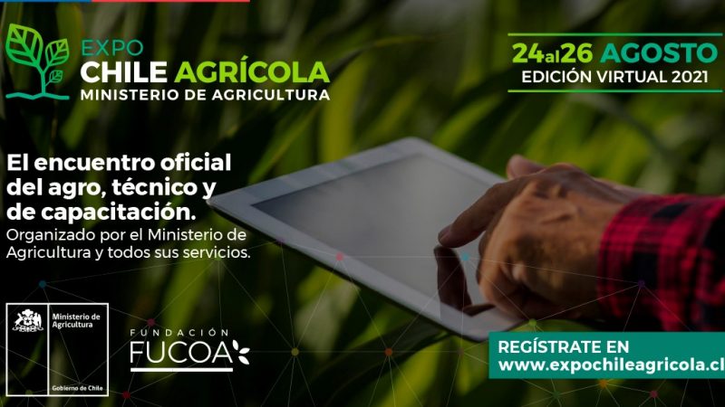 Más de 150 actividades de capacitación e información tendrá Expo Chile Agrícola 2021