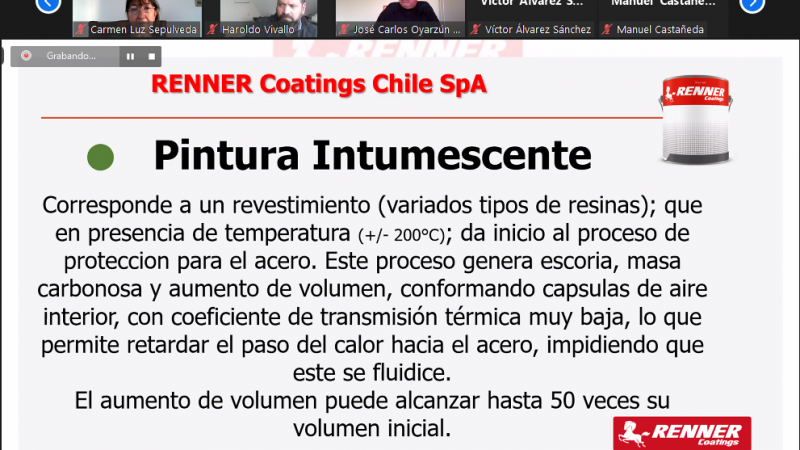 CChC Punta Arenas realizó exitosa charla sobre las pinturas intumescentes y la norma NCh-3040