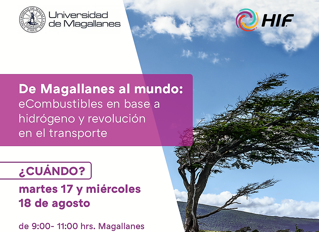 UMAG y HIF realizarán seminario sobre eCombustibles en base a hidrógeno verde