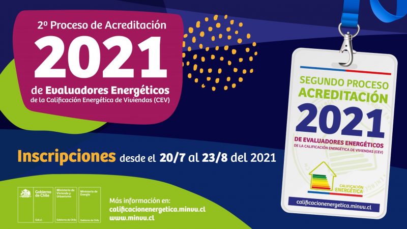 Minvu en proceso para la acreditación de evaluadores energéticos de la Calificación Energética de Viviendas
