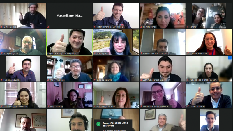 90 emprendedores de Magallanes participaron en webinar informativo sobre el programa “Ponle Energía a tu Pyme”