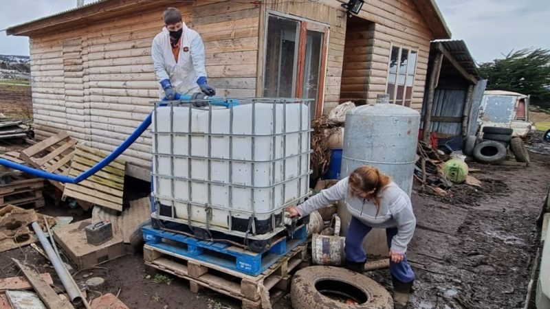 Comenzó la entrega de agua potable a vecinos de sectores periurbanos de Punta Arenas