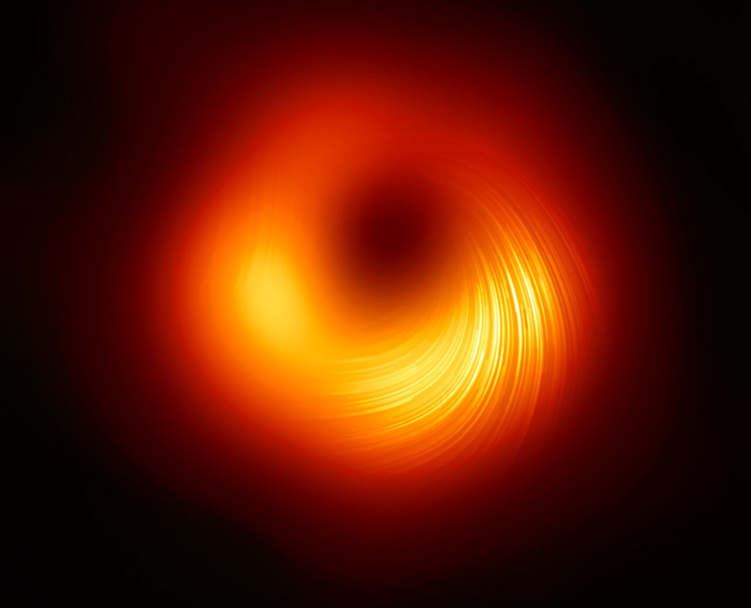 Detectan por primera vez luz detrás de un agujero negro