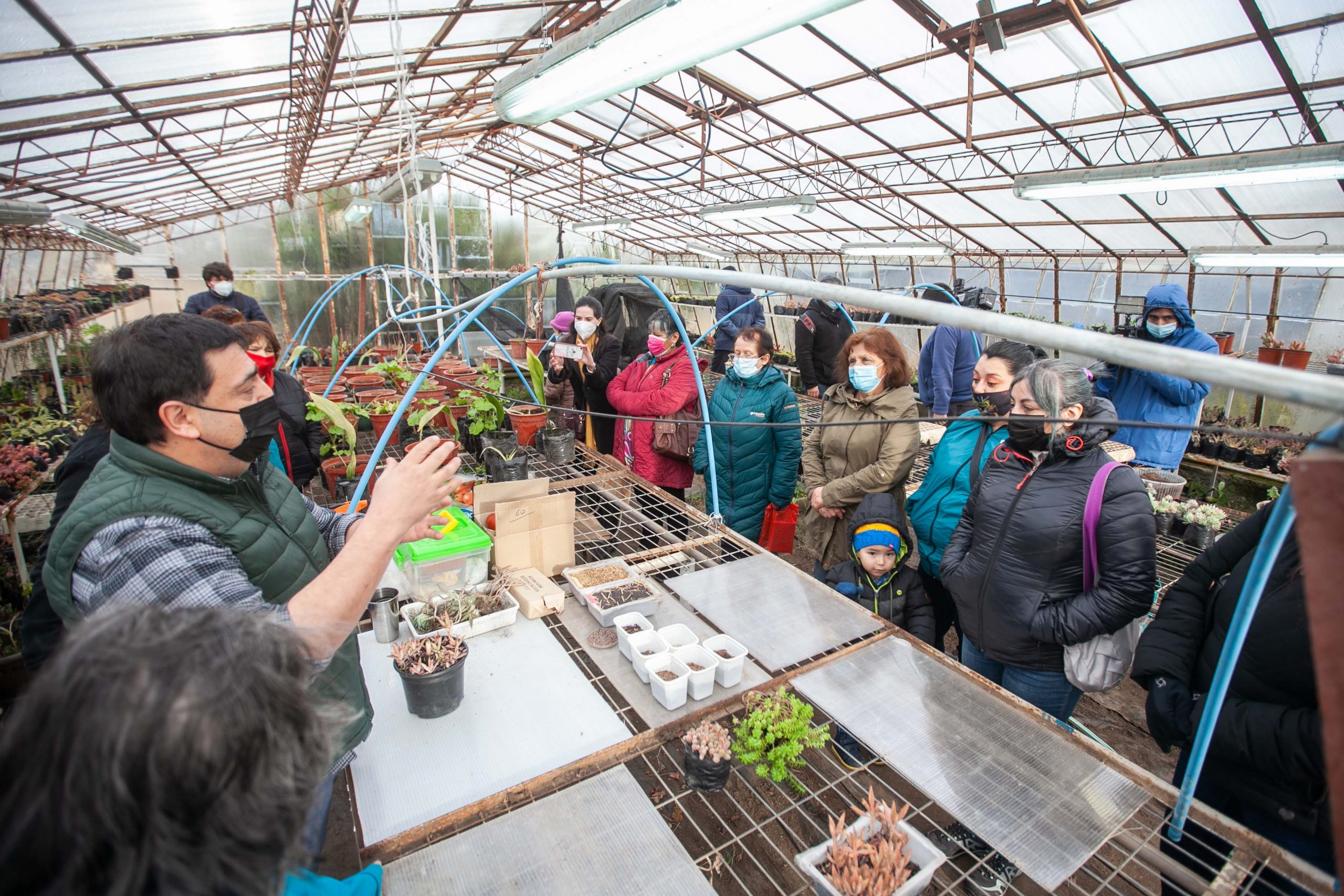 Familias de Punta Arenas se capacitan en la autoprovisión de alimentos saludables
