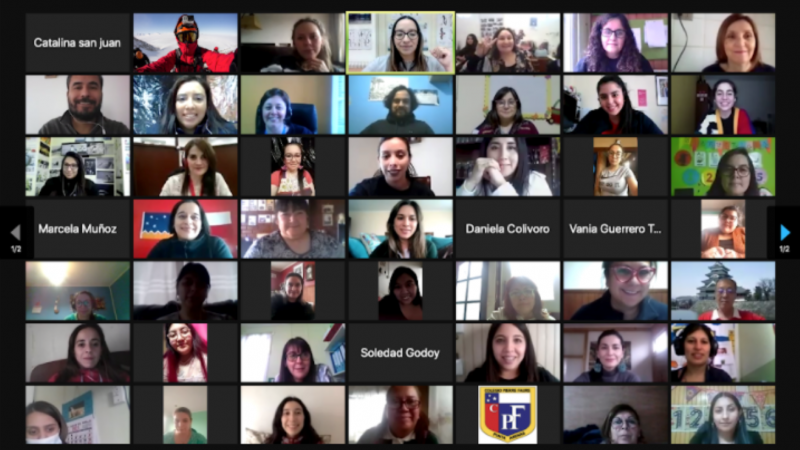 Talleres en línea de Educación Antártica del INACH conectaron a docentes, técnicos, asistentes y estudiantes de todo Chile