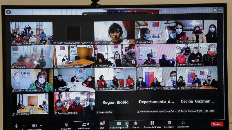 Subsecretaria de Salud Paula Daza se reunión con Cuadrillas Sanitarias de tu Barrio de todo el país
