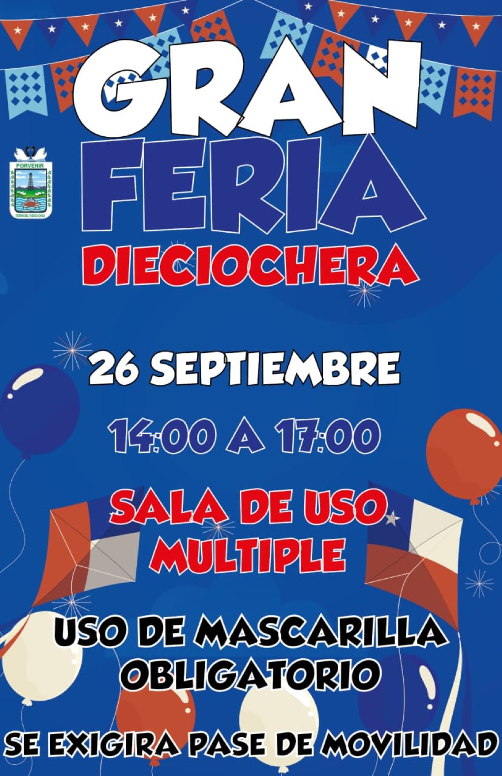 Feria Dieciochera se efectuará en Porvenir este domingo 26 de septiembre