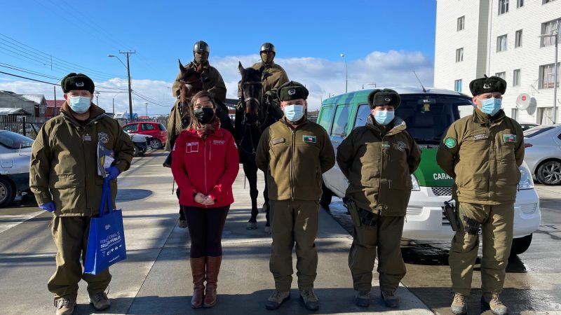 Seguridad Pública y Carabineros iniciaron campaña preventiva de Fiestas Patrias en población Archipiélago de Chiloé