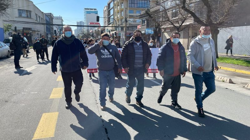 Pescadores artesanales se manifiestan en la región del BioBio, en rechazo a decisión del gobierno en reserva de constitucionalidad
