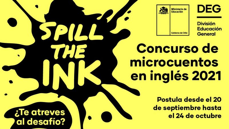 ¿Te atreves al desafío? Participa de la segunda edición del Concurso de Microcuentos en inglés “Spill the Ink 2021”
